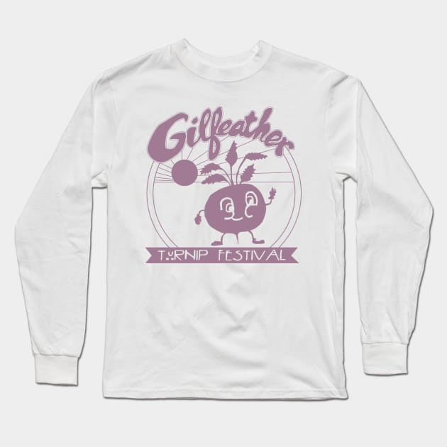 Gilfeather Turnip Festival Long Sleeve T-Shirt by MindsparkCreative